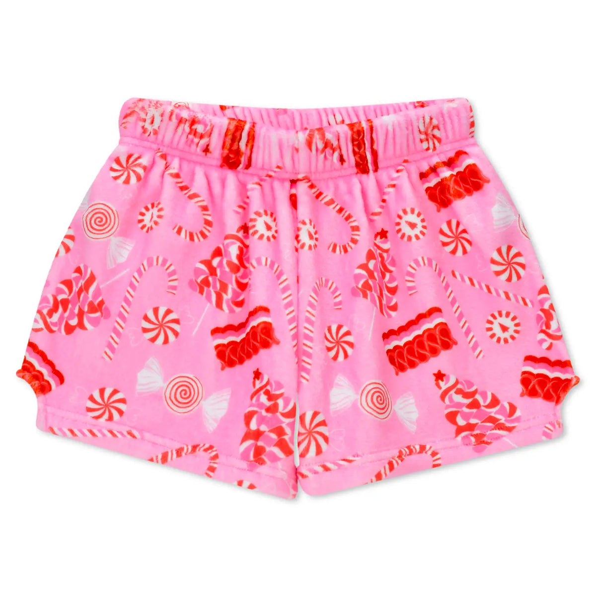 iScream Children's Peppermint Twist Plush Shorts