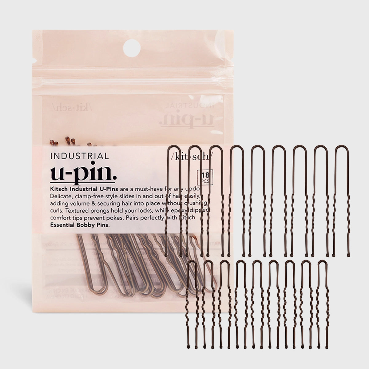 Kitsch U Pins - Brown