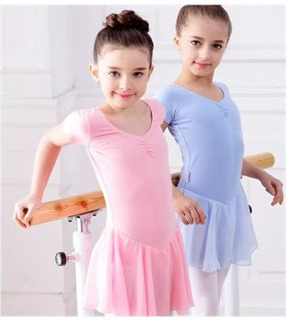 Beam & Barre Children's Short Sleeve Skirted Leotard