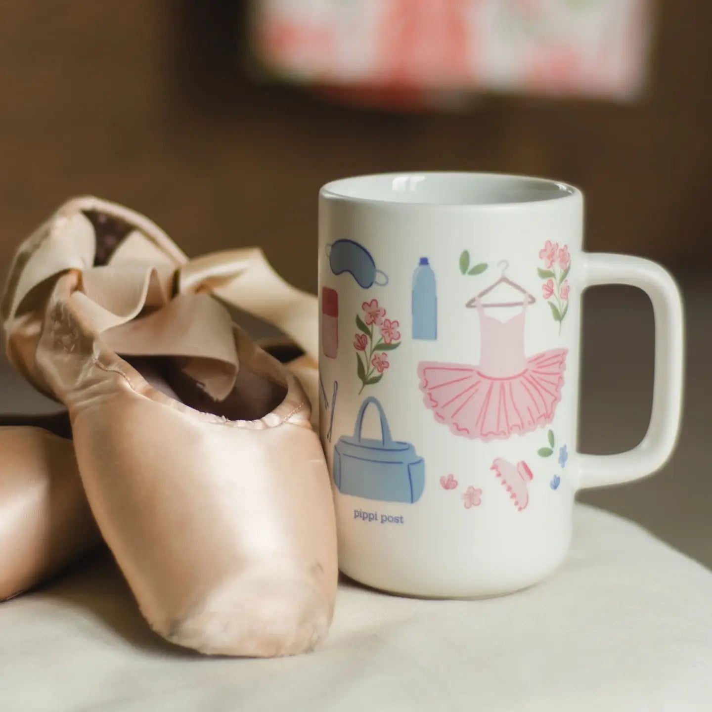 Pippi Post Dance Life Essentials Tall Ceramic Coffee Mug