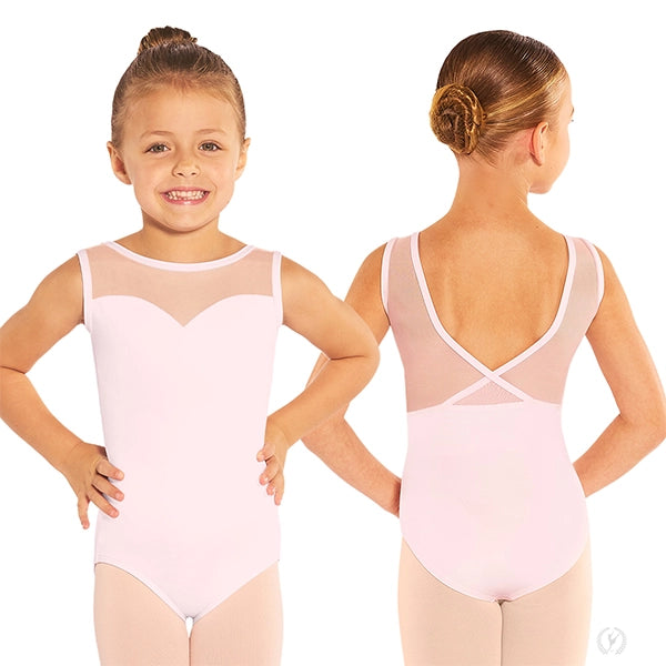 Eurotard Children's Sihouette Mesh Sweetheart Leotard