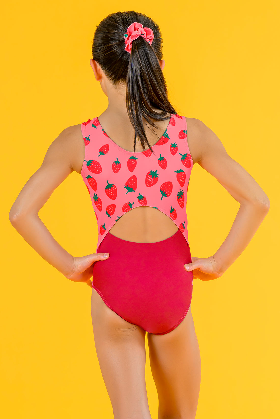 Destira Children's Strawberry Fields Leotard