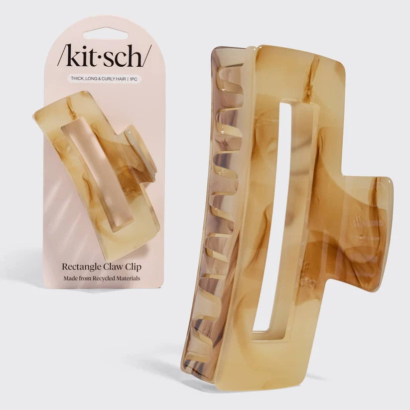 Kitsch Jumbo Claw Clip Chocolate Marble