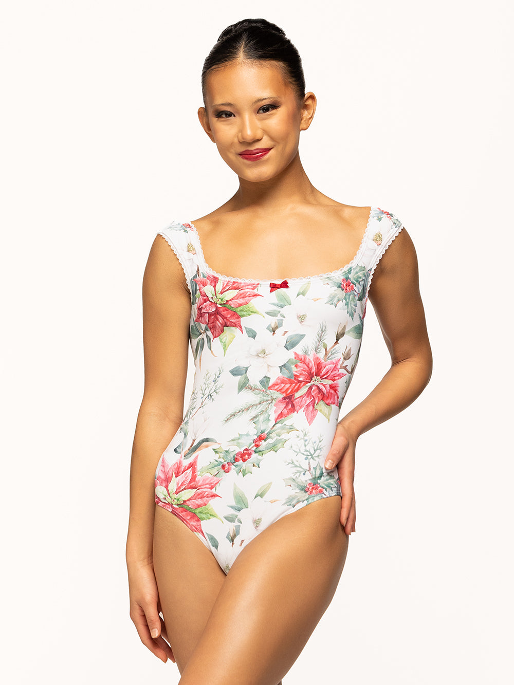 Eleve Ladies Lina Fleur De Noel Leotard