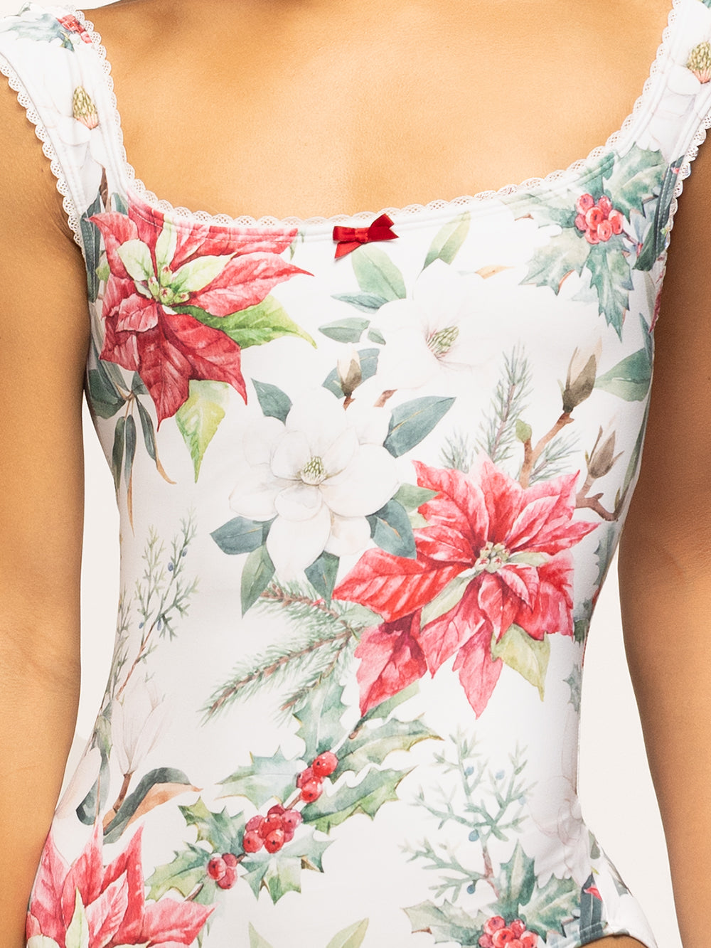 Eleve Ladies Lina Fleur De Noel Leotard