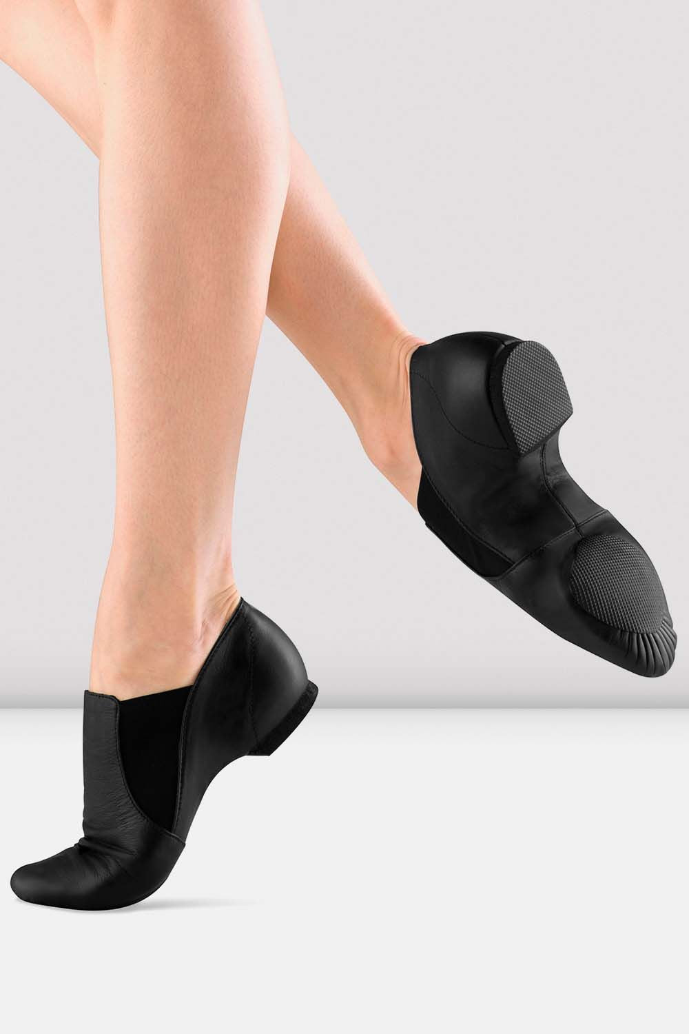 Bloch Ladies' Leather Elasta Jazz Bootie