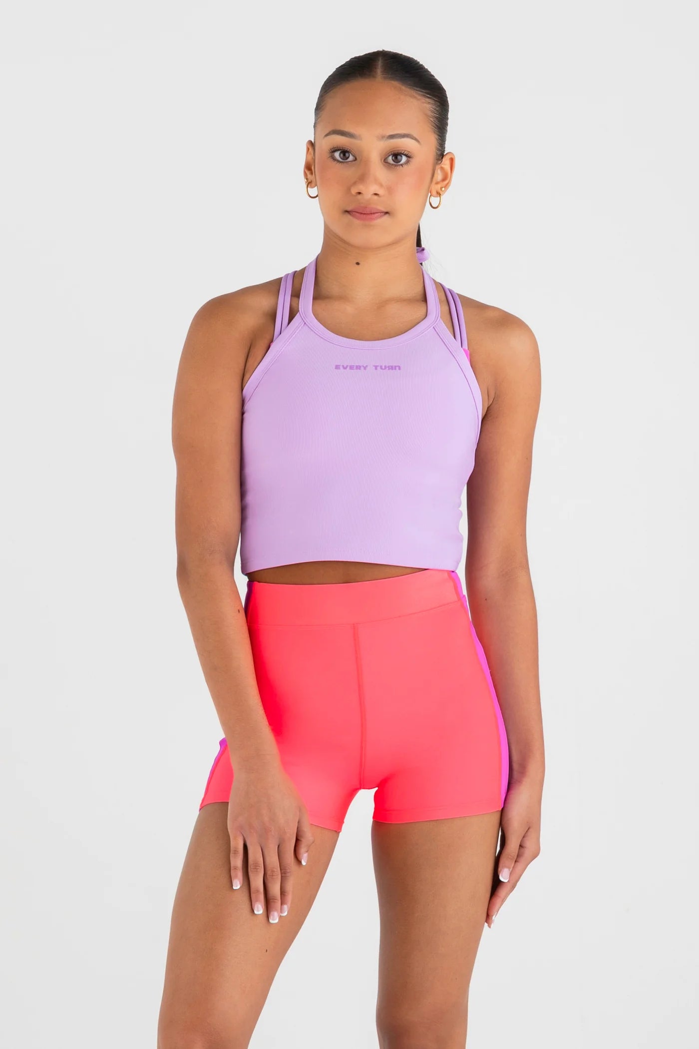 Every Turn Children's Halter Rib Singlet