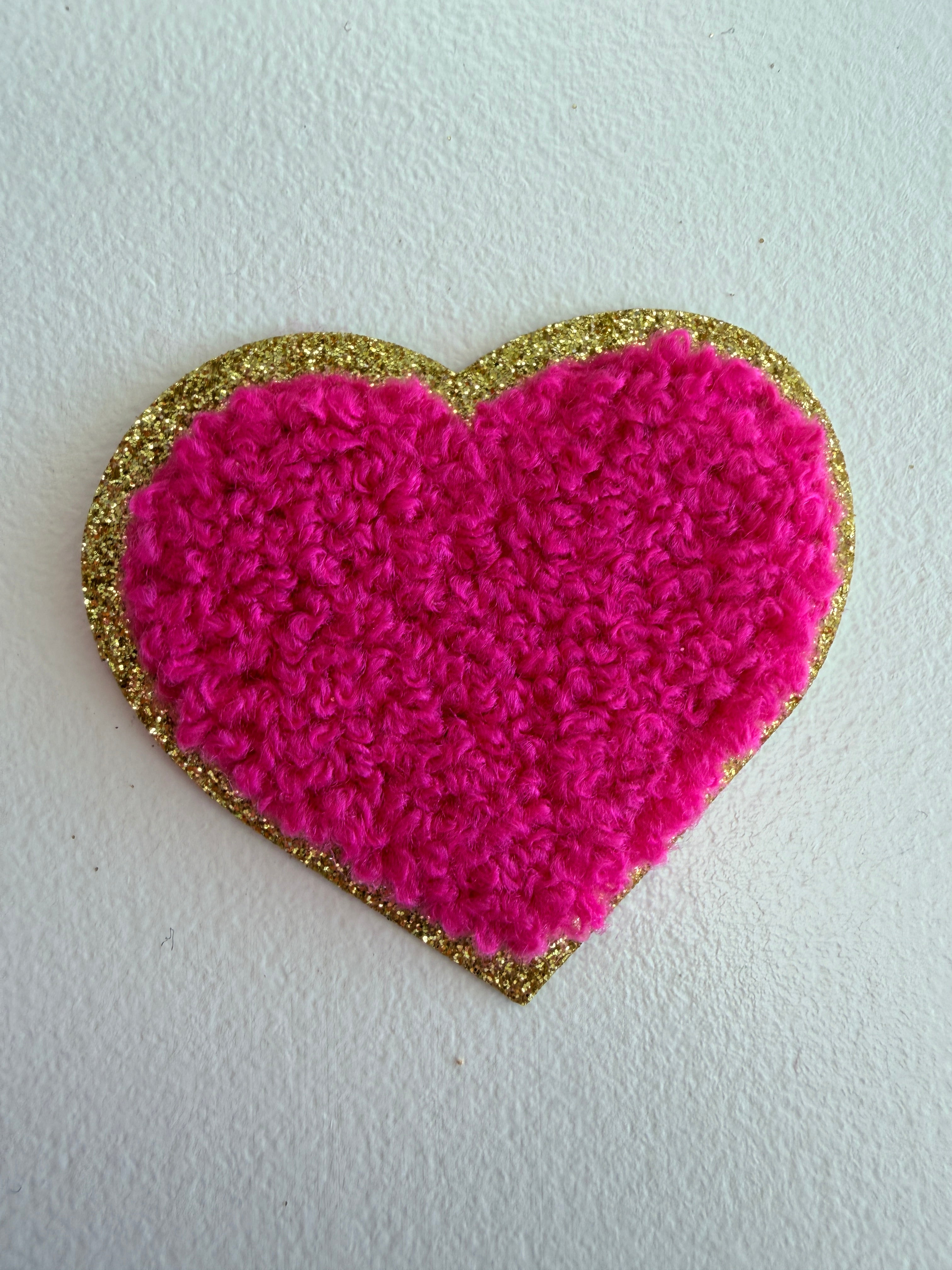Beam & Barre Iron On Patch - Heart