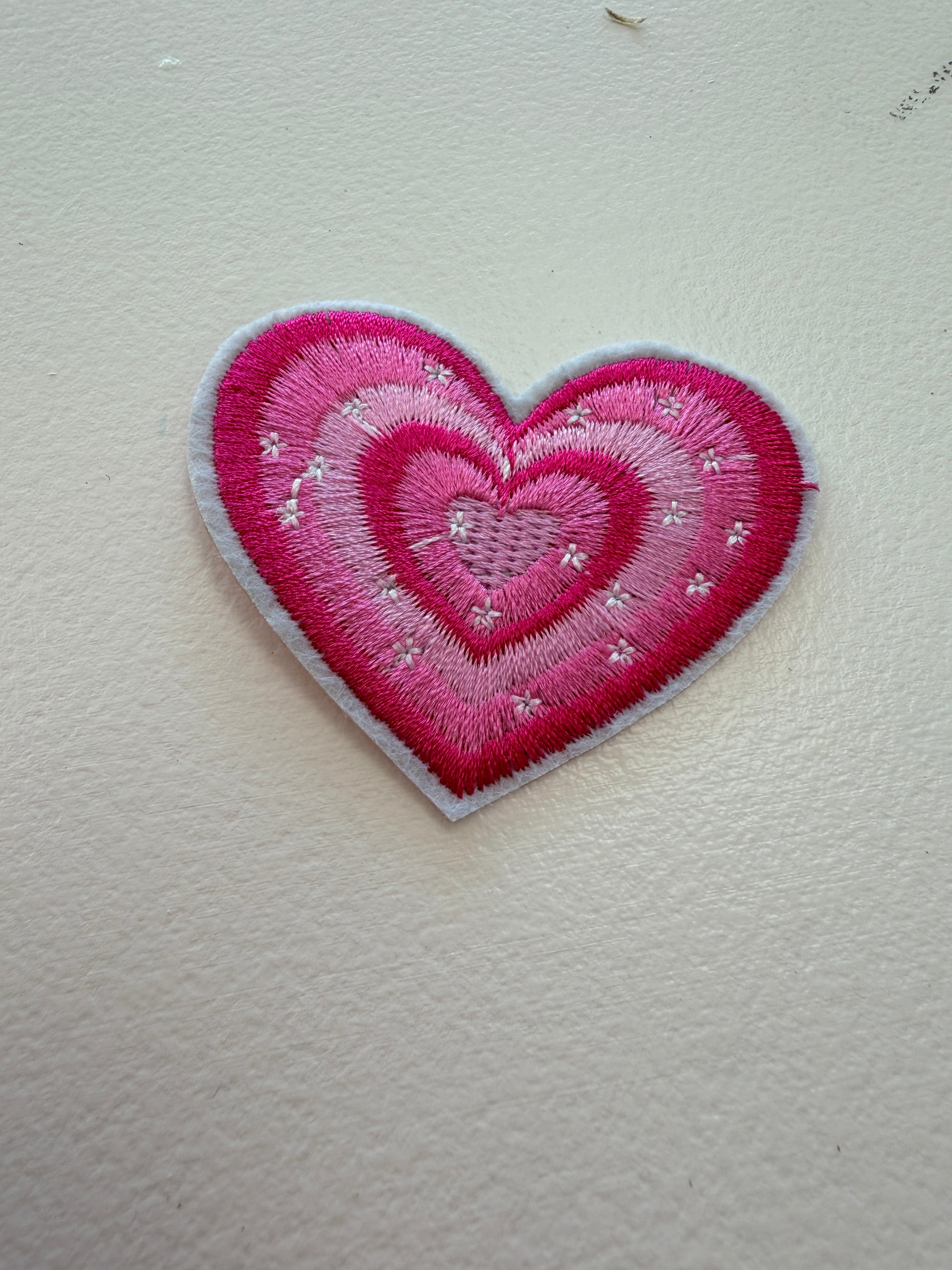 Beam & Barre Iron On Patch - Heart