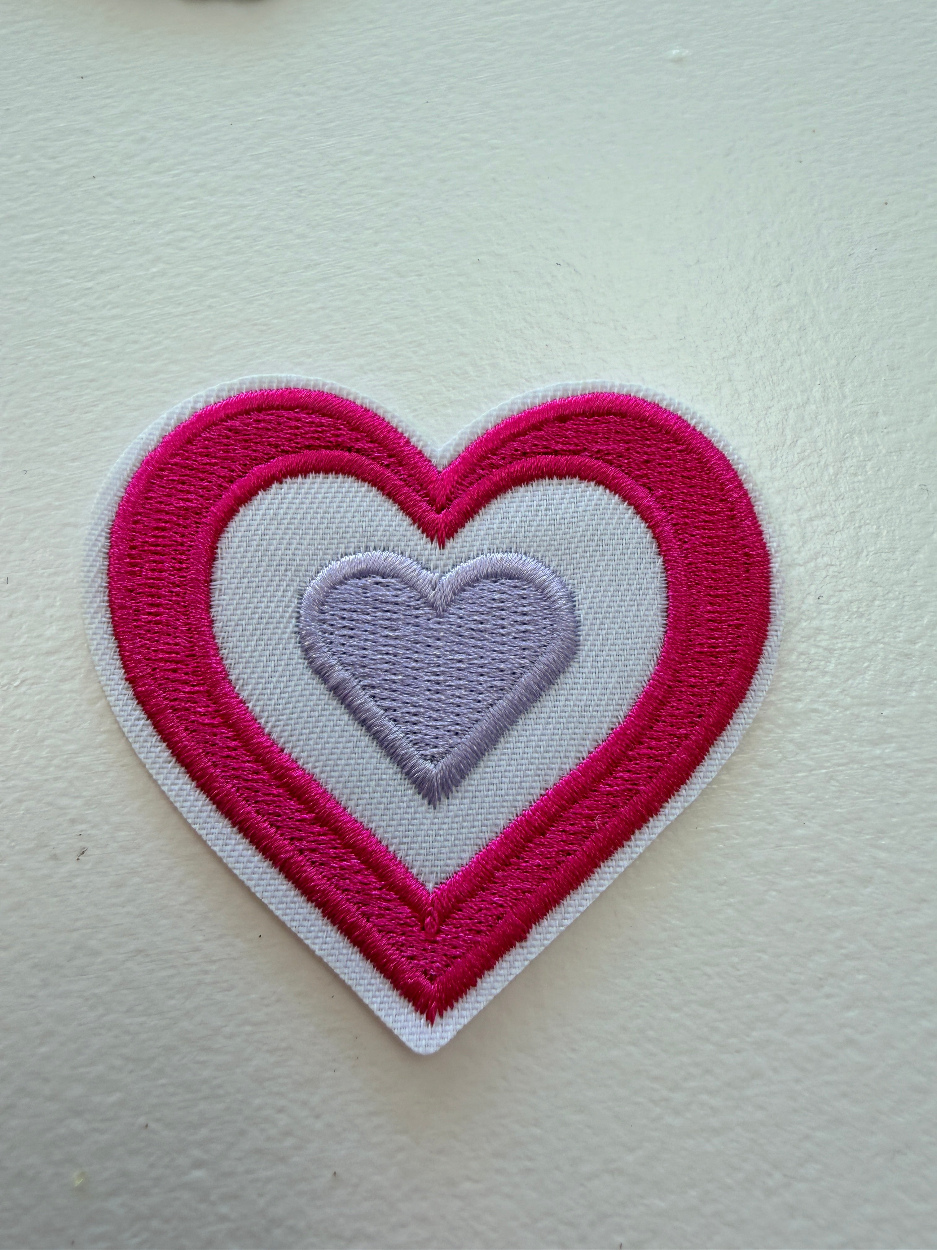 Beam & Barre Iron On Patch - Heart