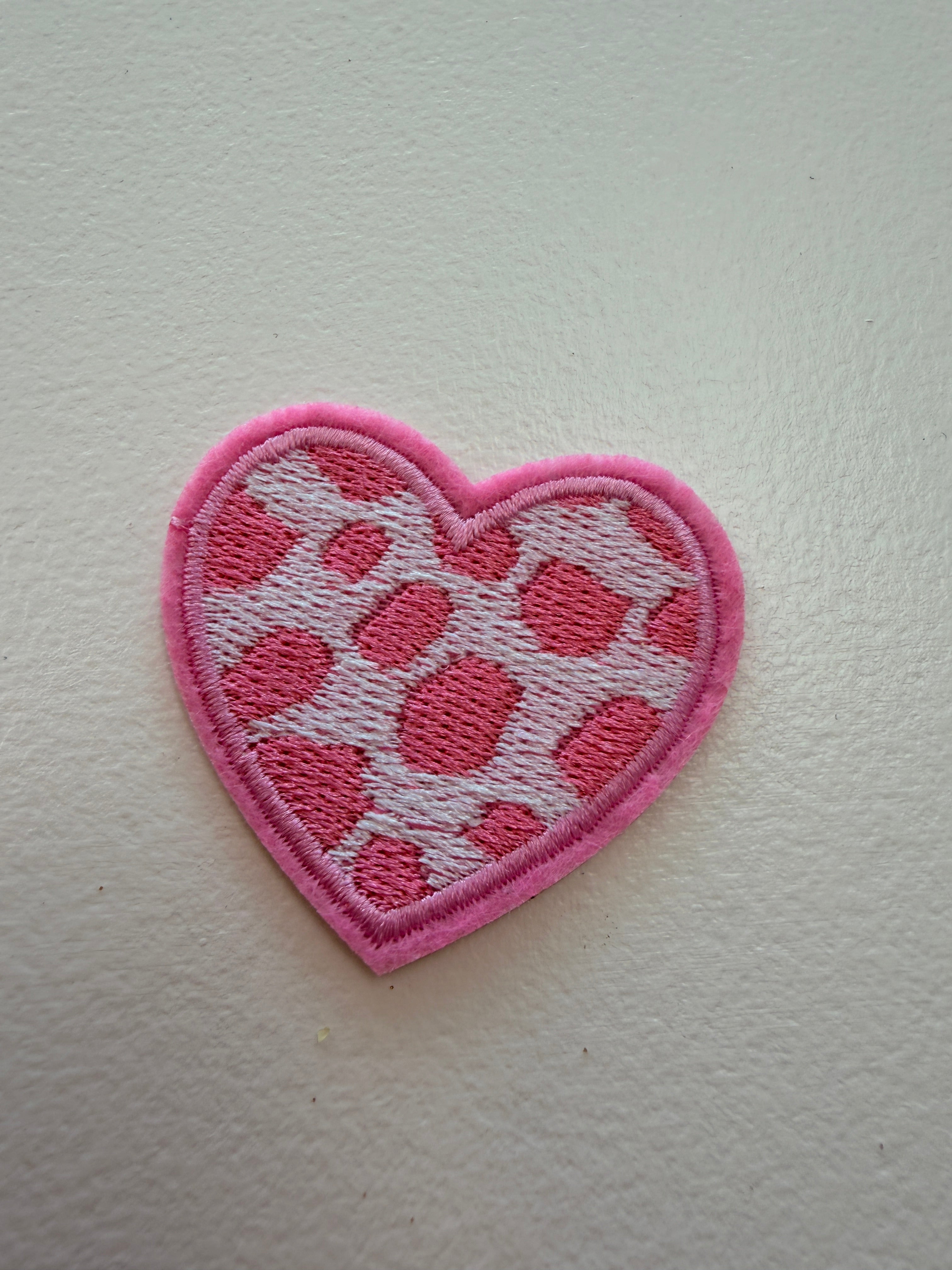 Beam & Barre Iron On Patch - Heart