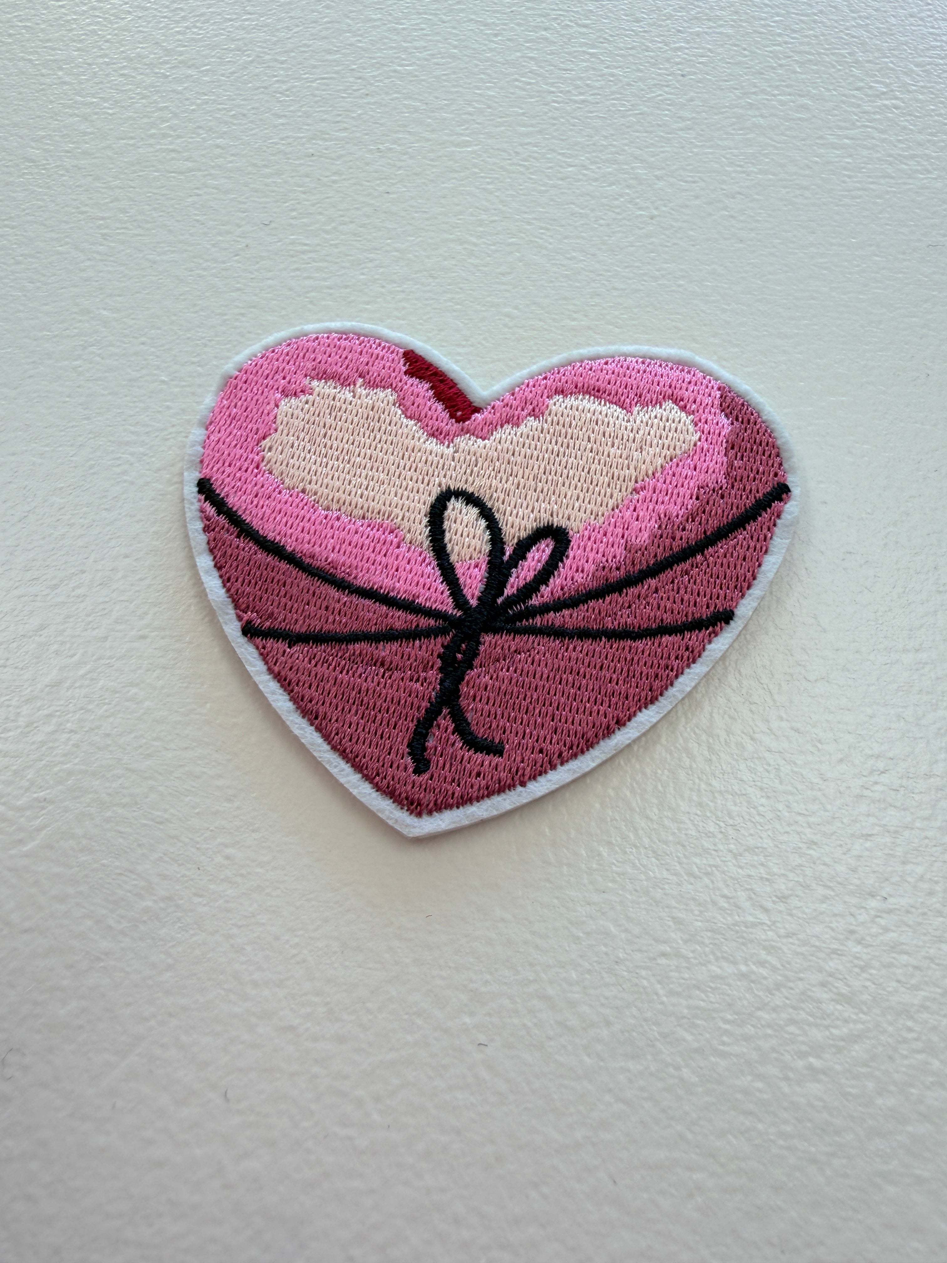 Beam & Barre Iron On Patch - Heart