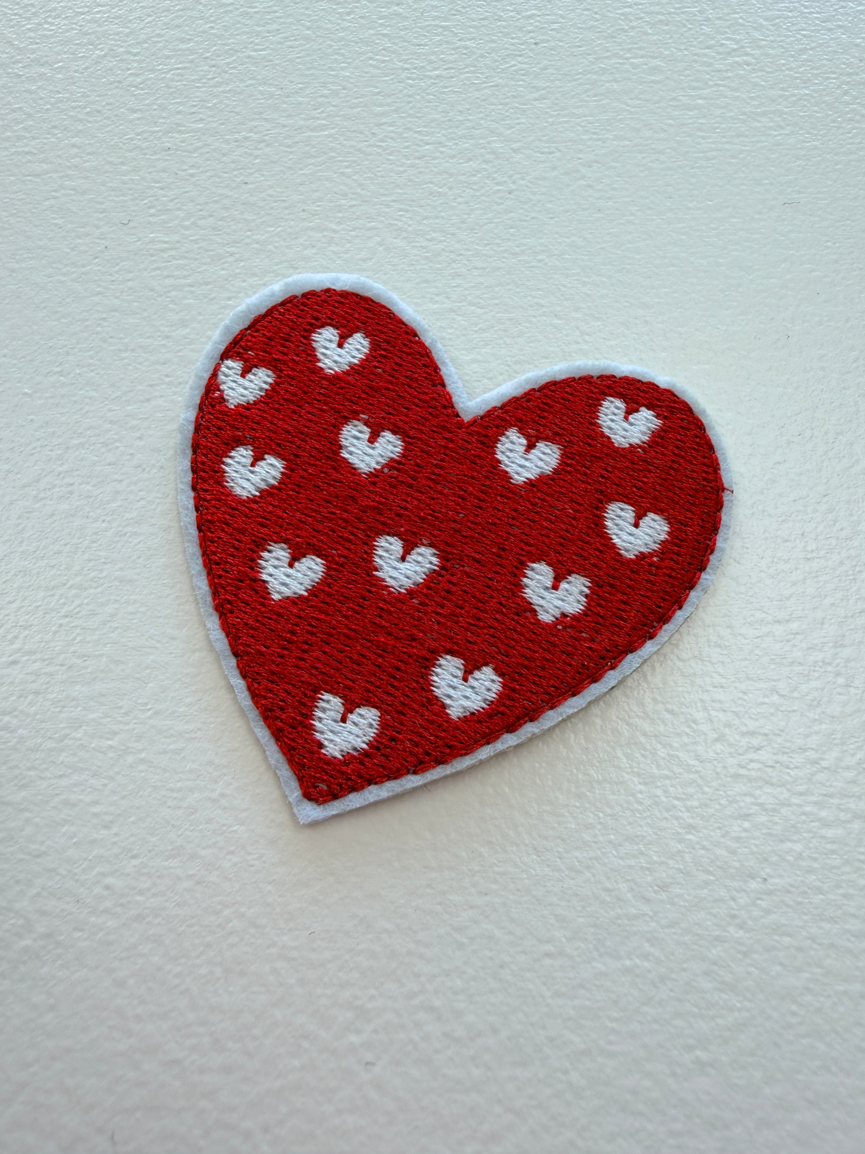 Beam & Barre Iron On Patch - Heart