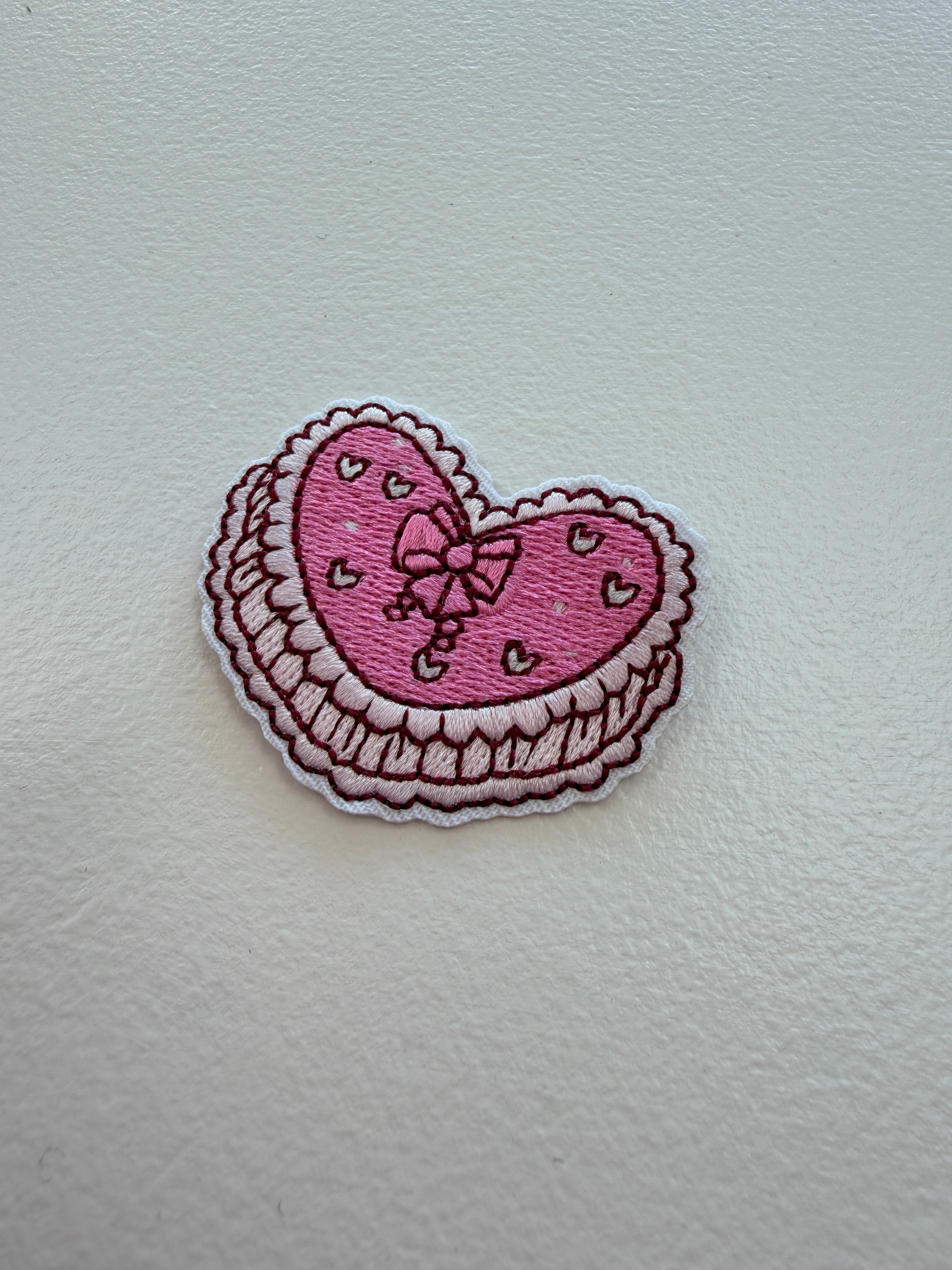 Beam & Barre Iron On Patch - Heart