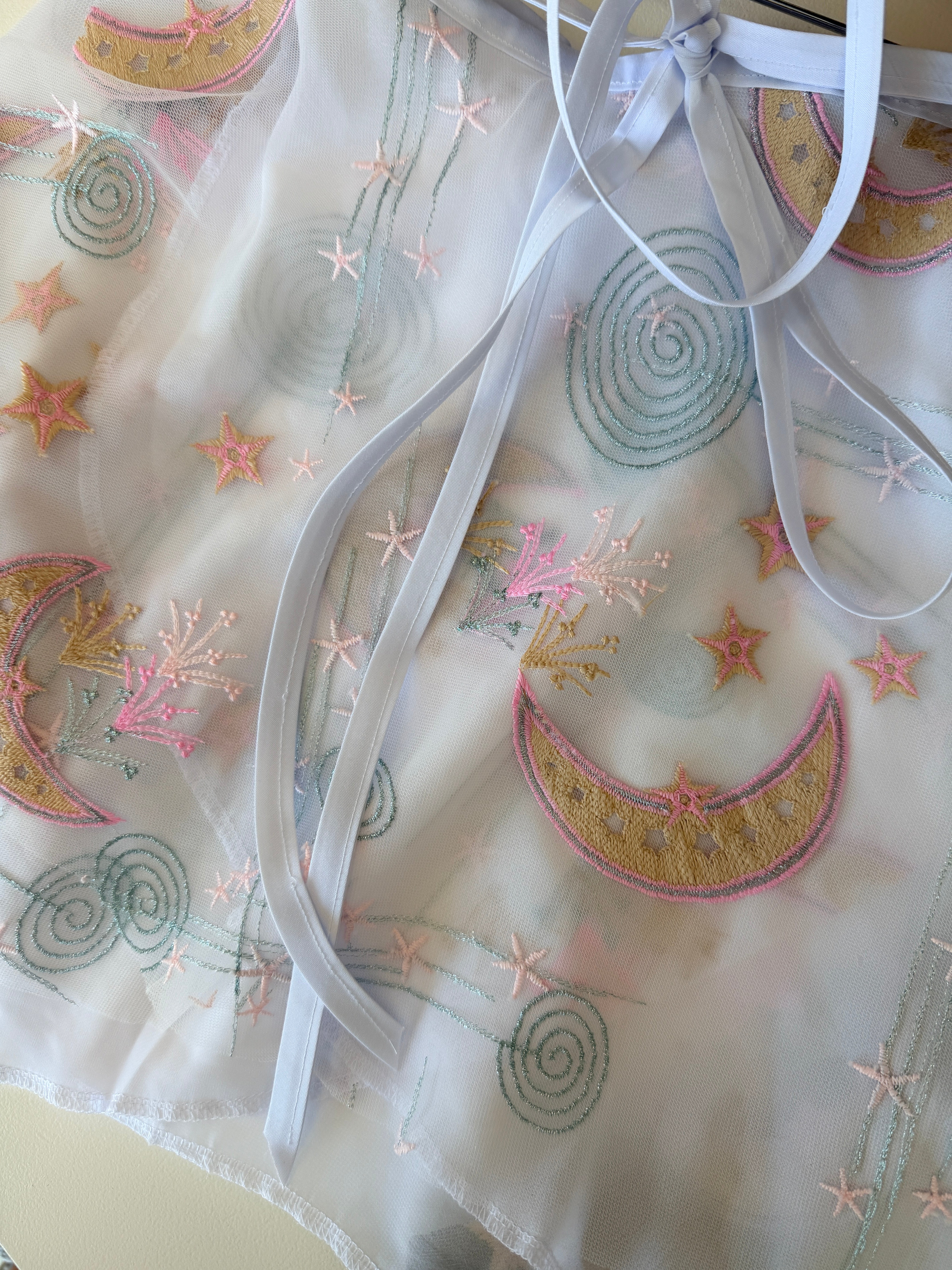 Classical Chloe Co Two Layer Moon & Stars Ballet Wrap Skirt