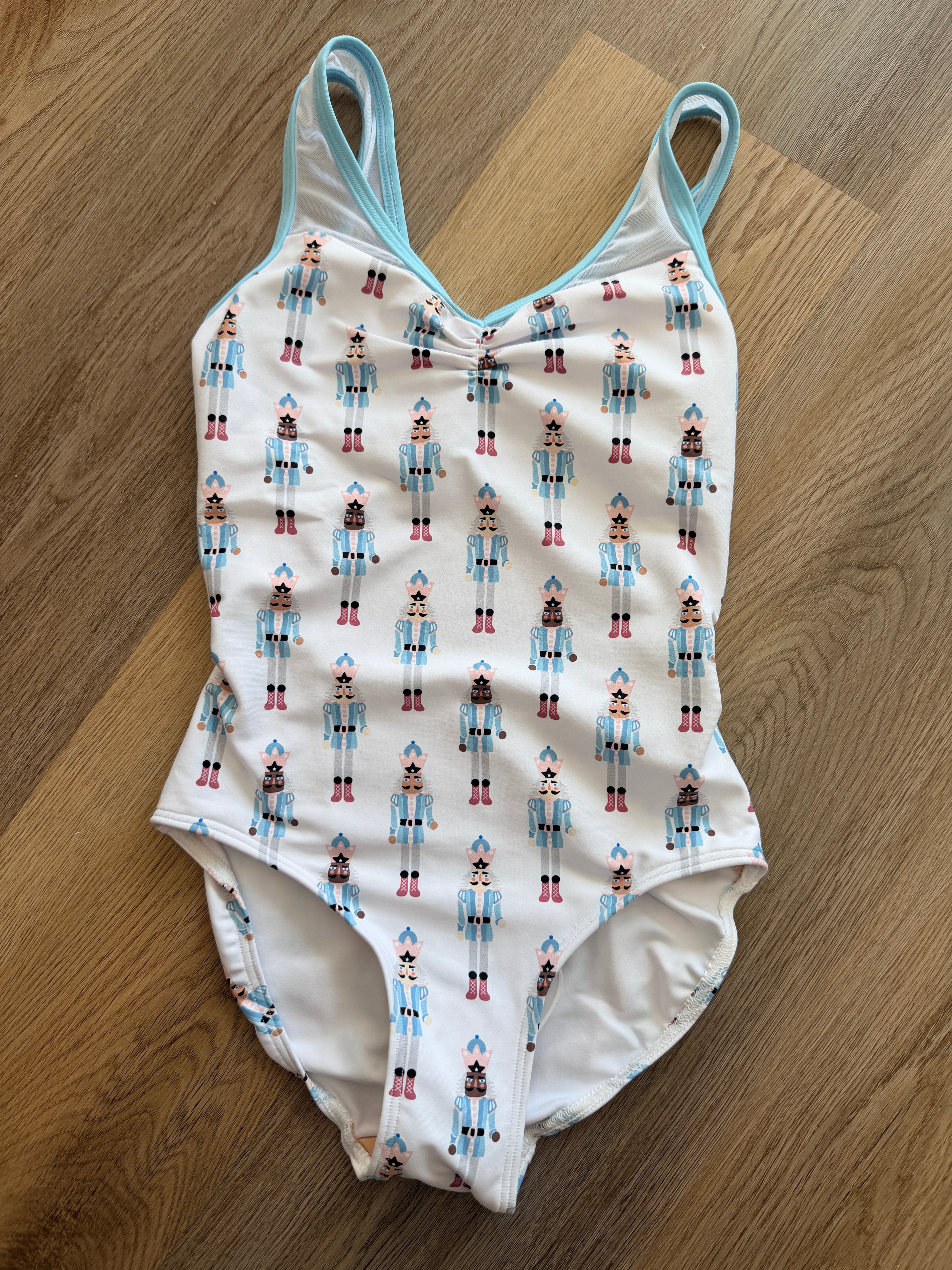 Eleve Ladies' Fabiola Nuts a'Crackin Blue Leotard