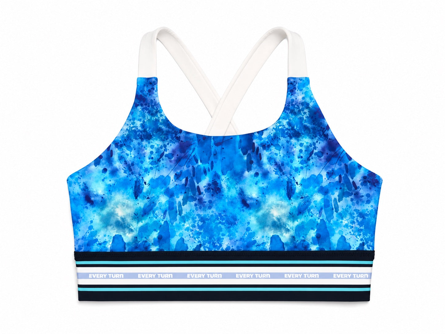 Every Turn Water is Movement Crop Top