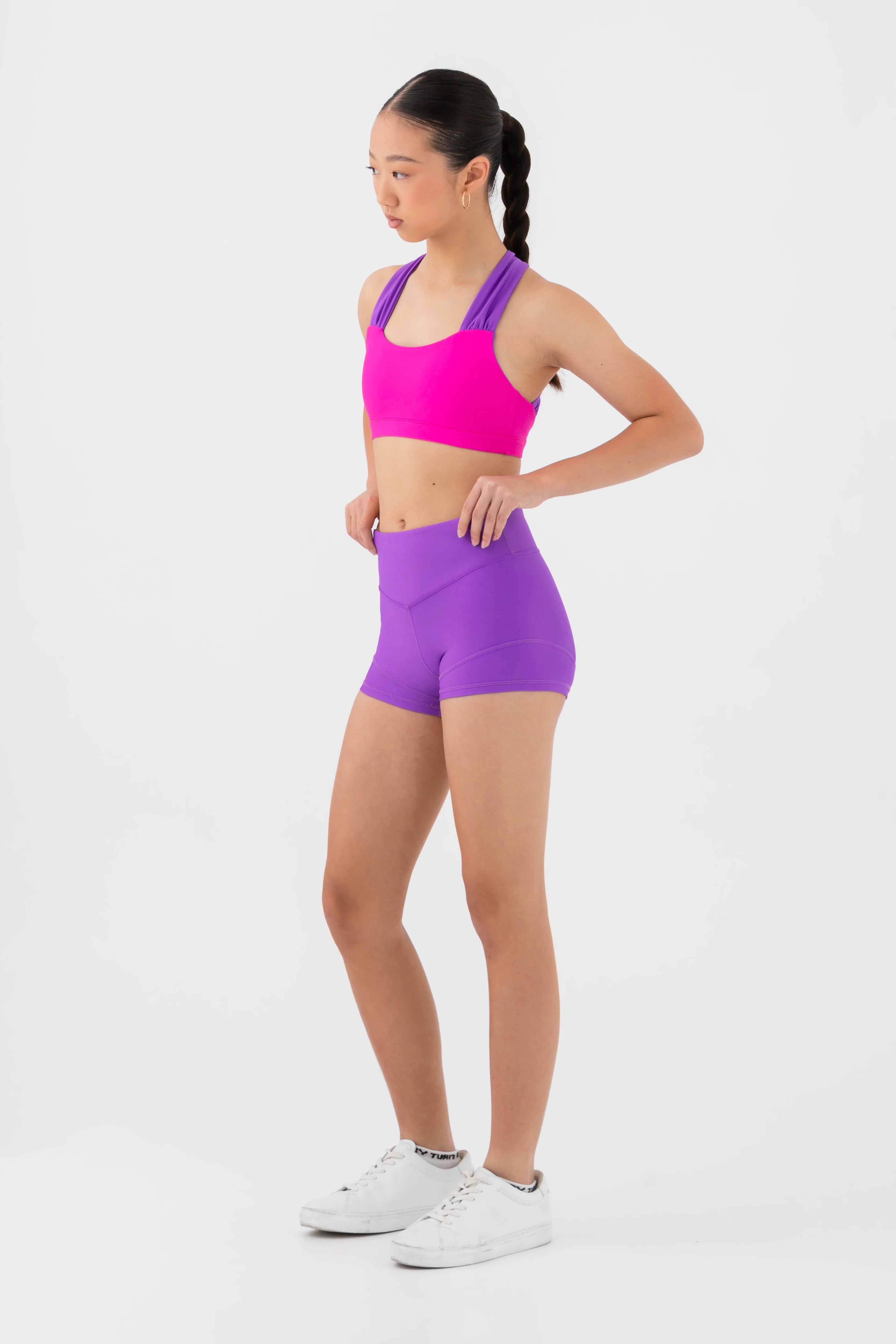 Every Turn Ladies' Jump Hi-Waist Shorty Short