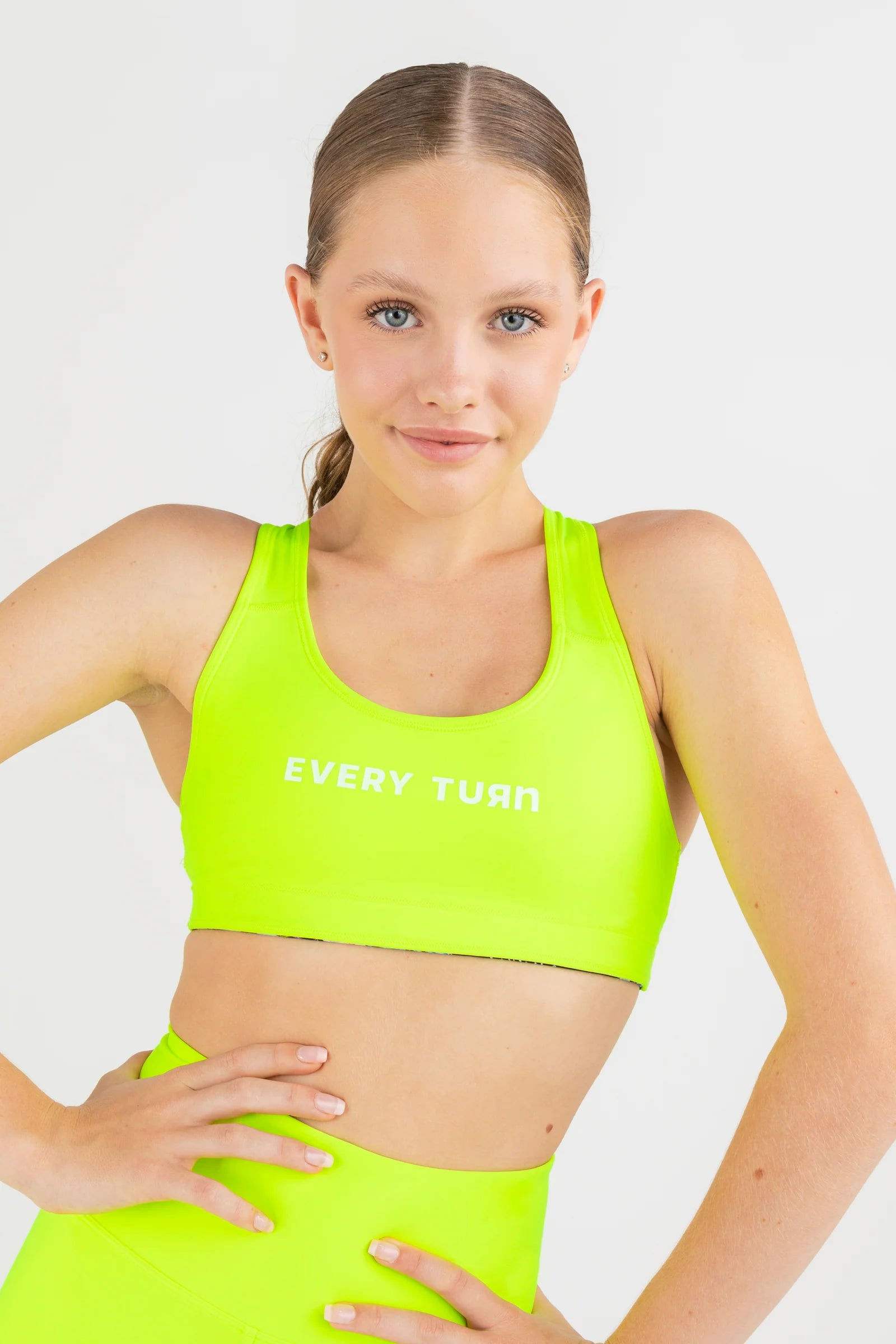 Every Turn Children's Light Years Reversible Crop Top