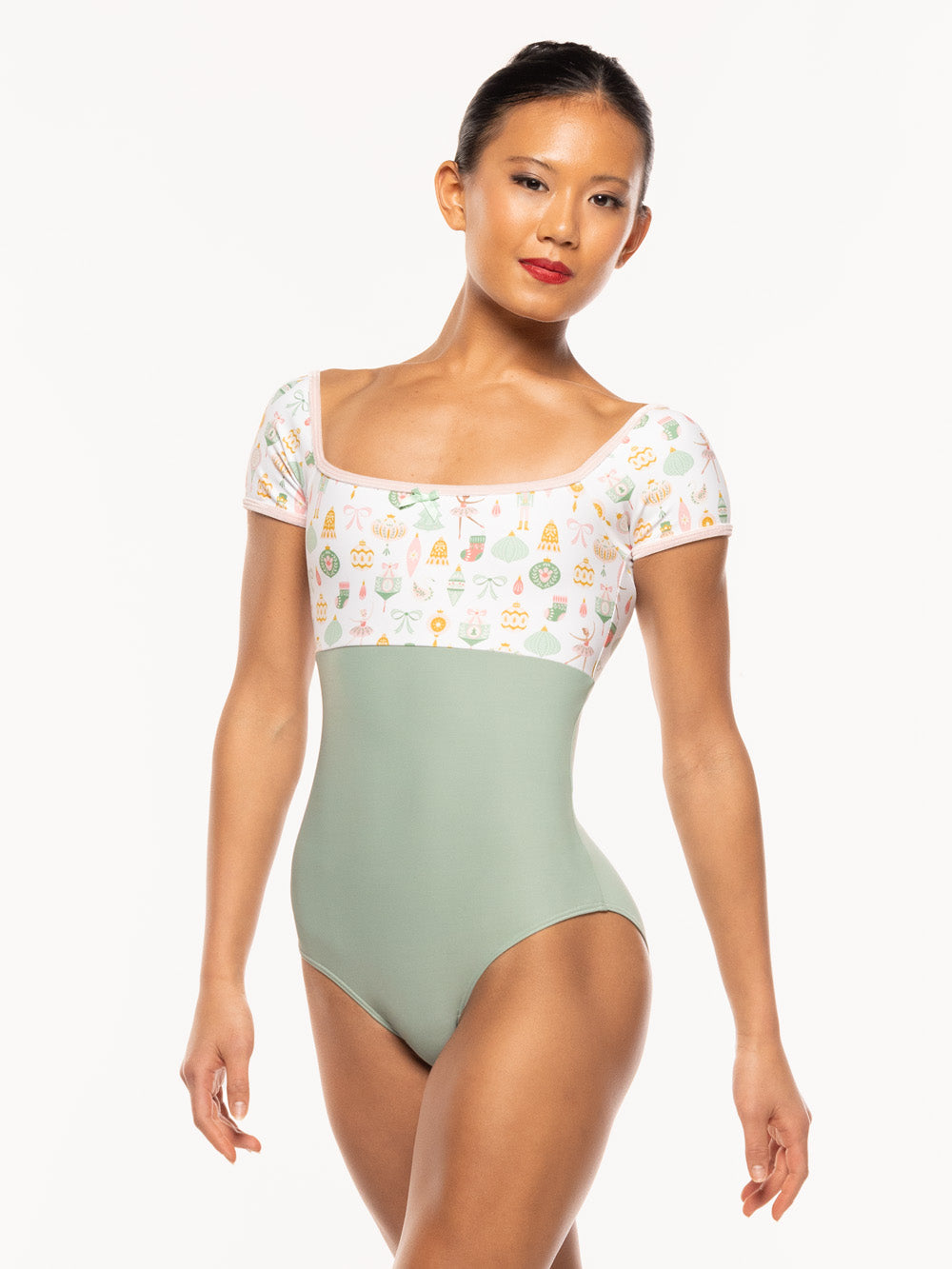 Eleve Ladies' Jane Nutcracker Ornaments Leotard