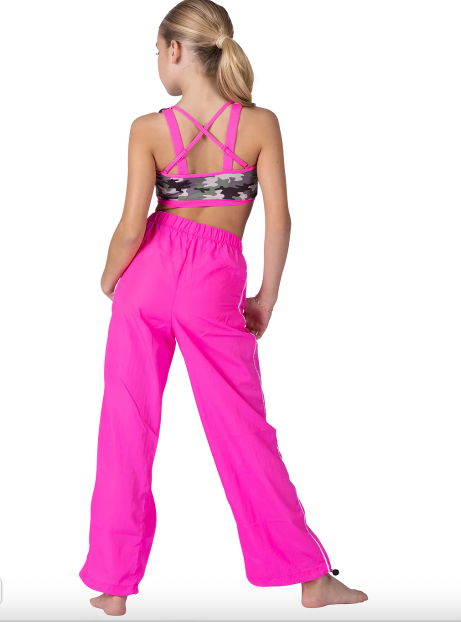 XoDanceCo Ladies' Freestyle Pant Black/Cheetah