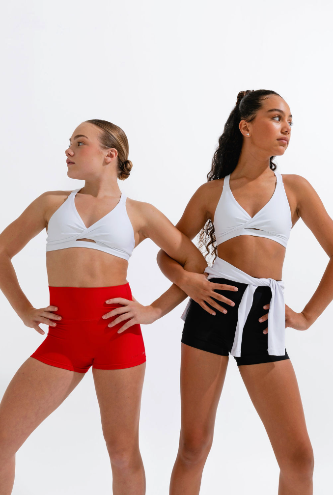 Every Turn Supernova Crop Top White