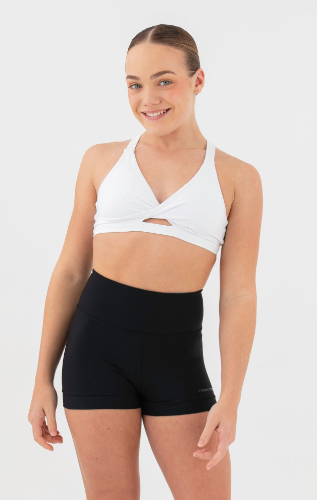 Every Turn Supernova Crop Top White