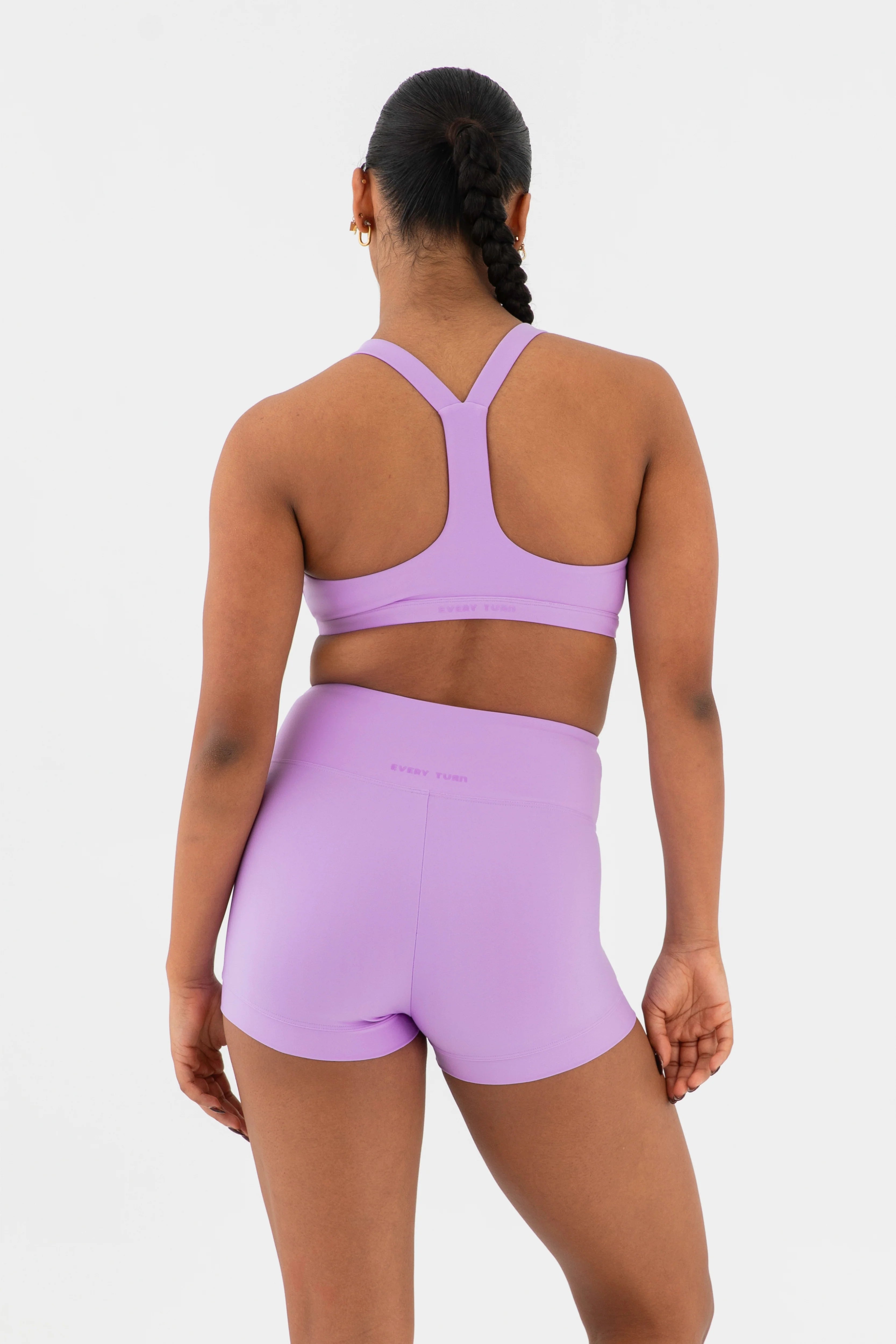 Every Turn Ladies' Supernova Crop Top Lavender