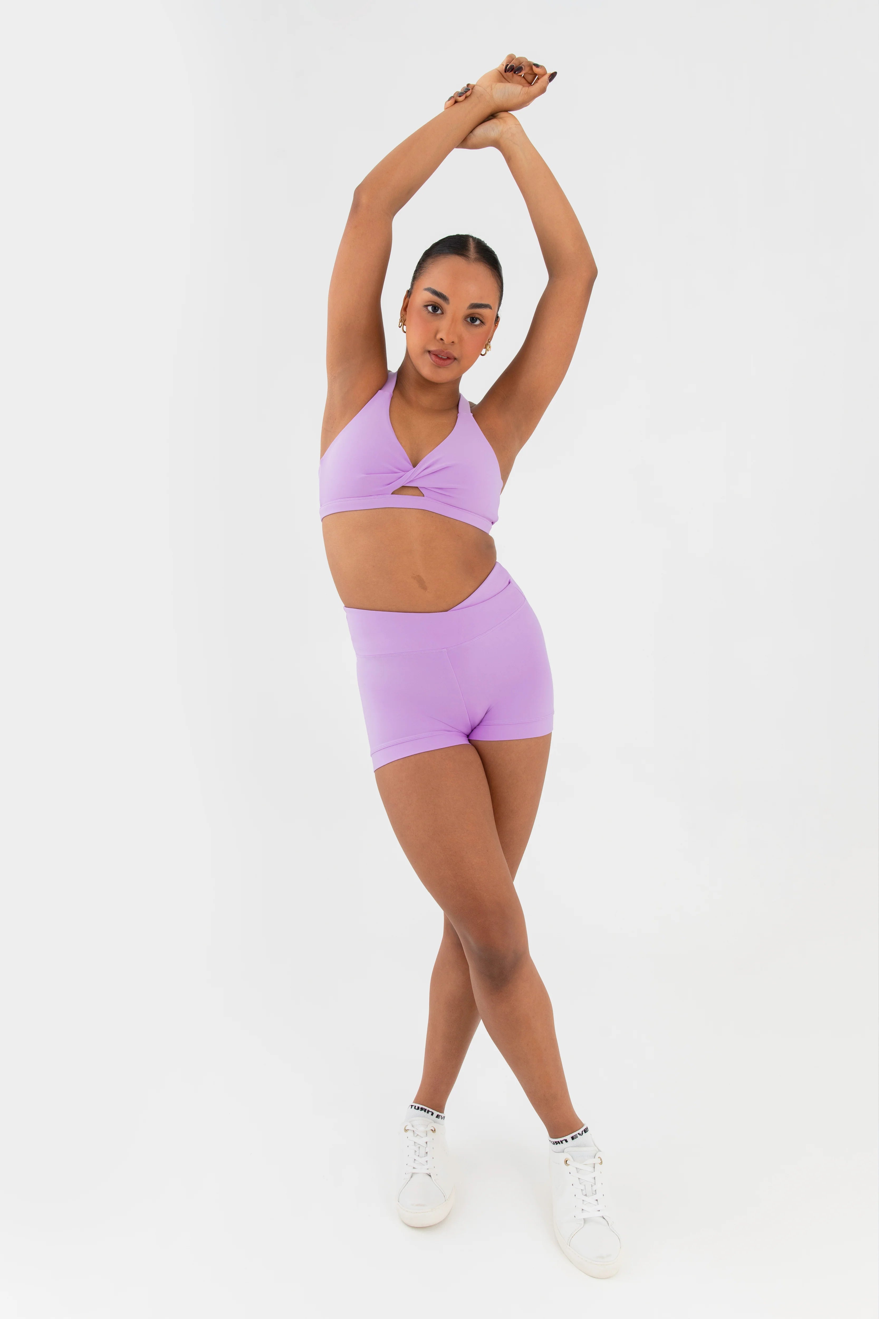 Every Turn Ladies' Supernova Crop Top Lavender