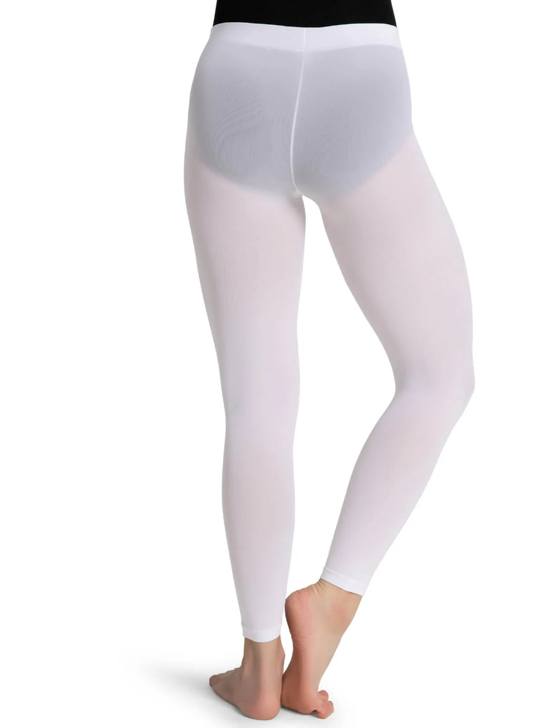 Capezio Ladies' Ultra Soft Self Knit Waistband Footless Tights