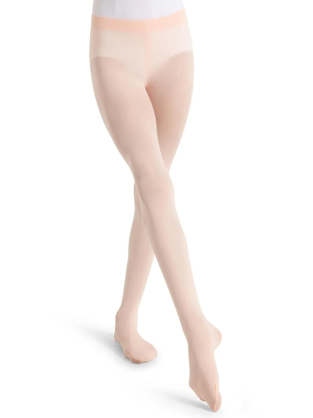 Capezio Children's Ultra Soft Self Knit Waistband Convertible Tights