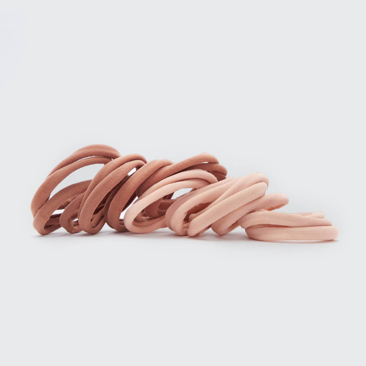 Kitsch Eco-Friendly Blush Nylon Elastics 20pc set