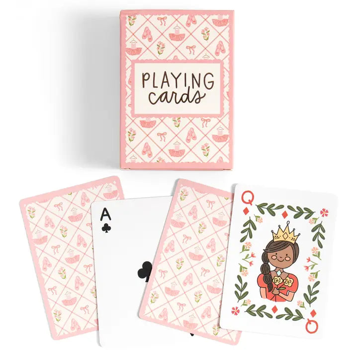 Pippi Post Ballet Florals & Bows - Deck of Playing Cards