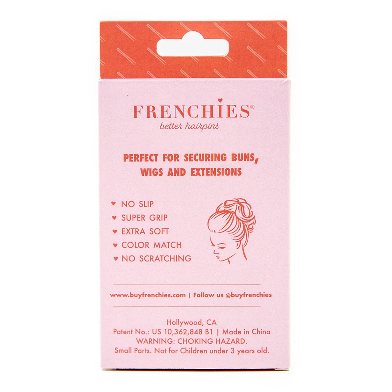 Frenchies Flocked Hairpins