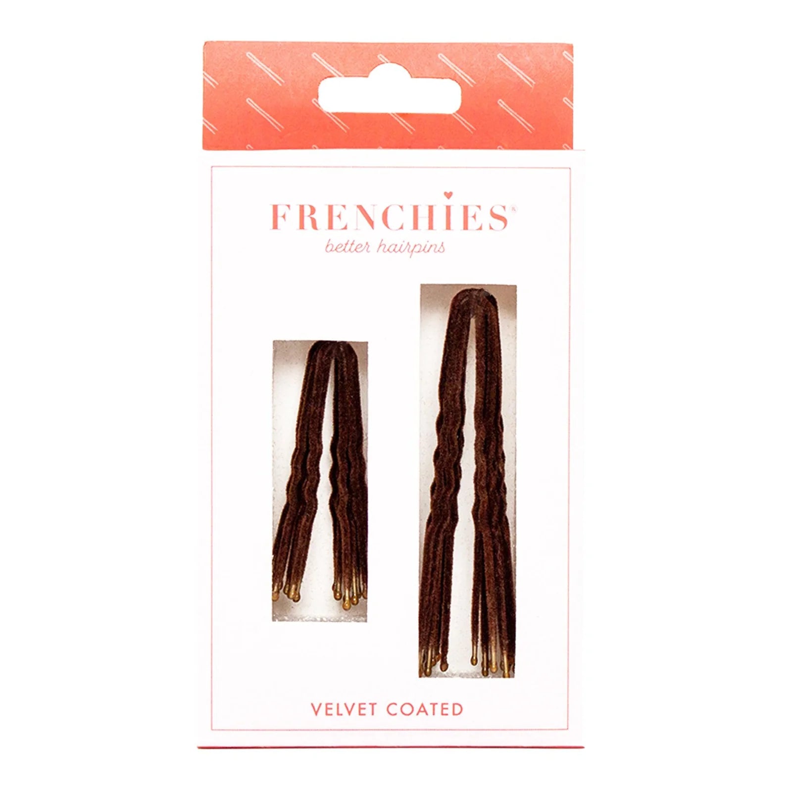 Frenchies Flocked Hairpins