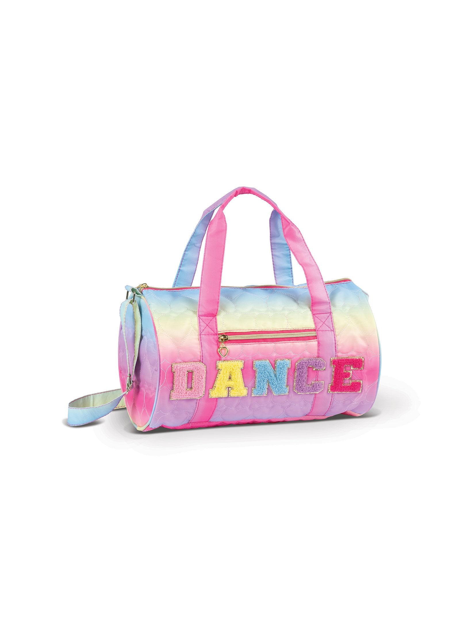 Danznmotion Rainbow Hearts of Color Duffle Bag