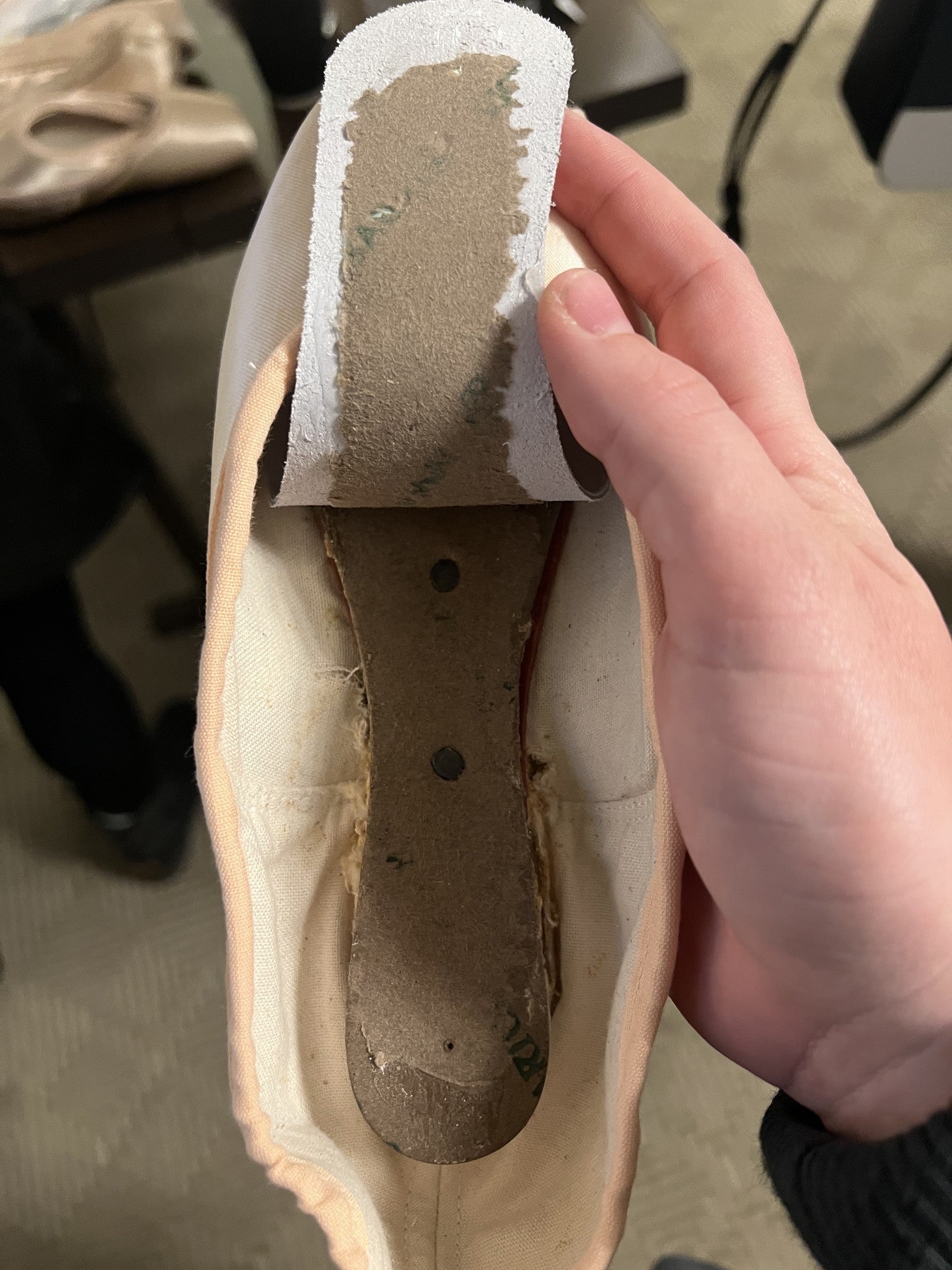 Shoe Modification - Arch Support Application