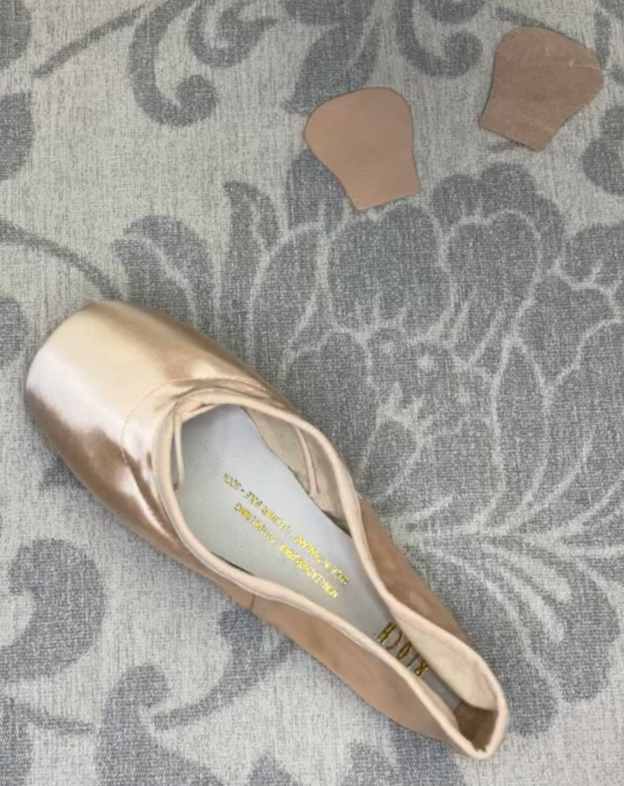 Shoe Modification - Suede Platform Protector Application